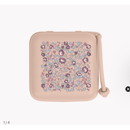 BIBS x LIBERTY Eloise Blush Pacifier Box - Stylish & Functional – Bibsworld store US