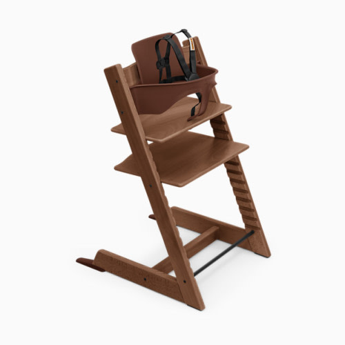 Tripp Trapp High Chair² - Warm Brown W/ Black Harness