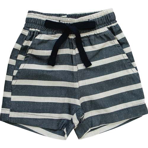 Stripe Linen Cotton Shorts – August + Willow