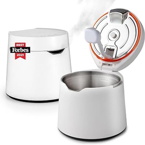 Carepod 31S Stainless Steel Humidifier for Large Room, Quiet & Safe for Baby, Only 3 Washable Parts & Easy to Clean, Ultrasonic Cool Mist Humidifiers for Bedroom, Filter-Free, Lasts 30Hrs (1Gal/4L)