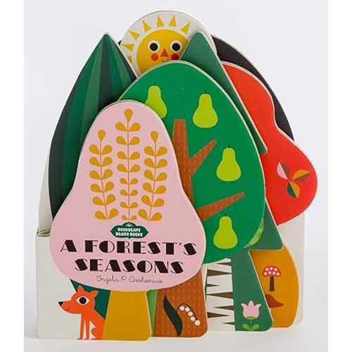 Bookscape Board Books: A Forest's Seasons: (Colorful Children?s Shaped Board Book, Forest Landscape Toddler Book) Board book – Illustrated, September 3, 2019