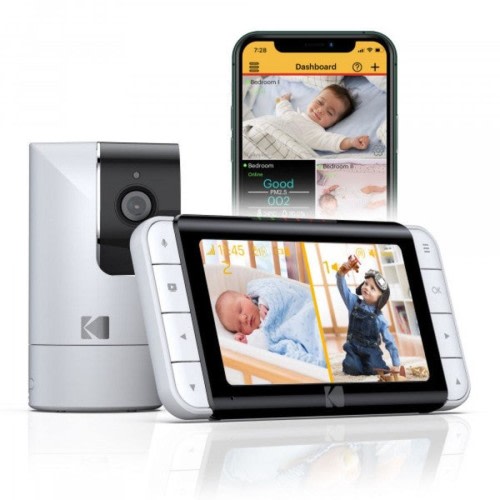 KODAK C525P Cherish 5" WIFI Audio Video Baby Monitor With Remote Access