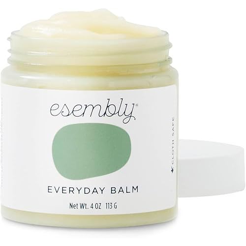 Esembly Everyday Balm, Organic Diaper Balm for Delicate Baby Skin, Diaper Rash Prevention, Multiple Uses Including Nipple Cream, Cradle Cap, Dry and Chapped Skin, Made in USA, 4oz