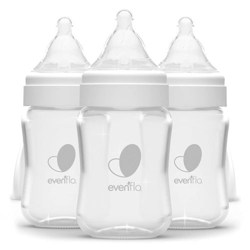 Feeding Balance + Wide Neck Glass Bottles, 6oz 3 Pack
