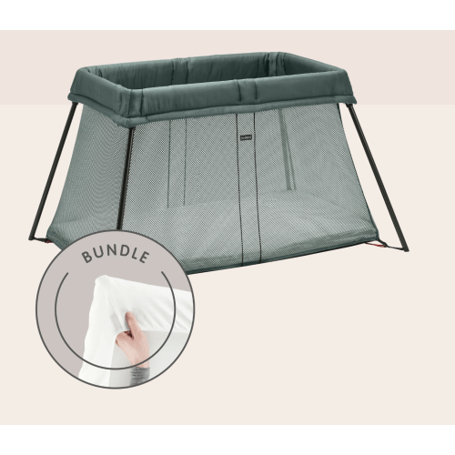 BabyBjörn Travel Crib Light, Dark Green