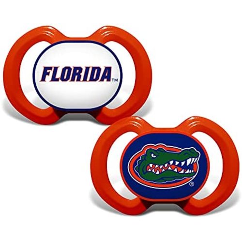 Baby Fanatic 2 Piece Pacifier Set, University of Florida Gators, One Size