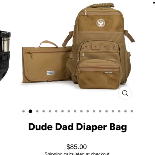 Dude Dad Diaper Bag
