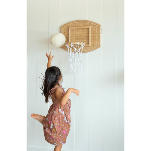 Rattan Basketball Hoop