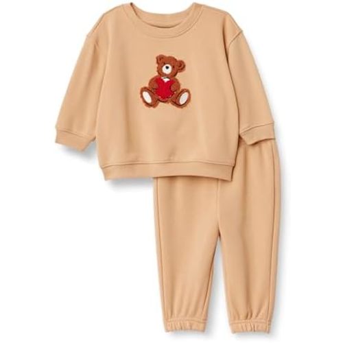 Amazon Essentials x Sofia Grainge Toddlers and Baby Boys' Sweatshirt and Sweatpant Set