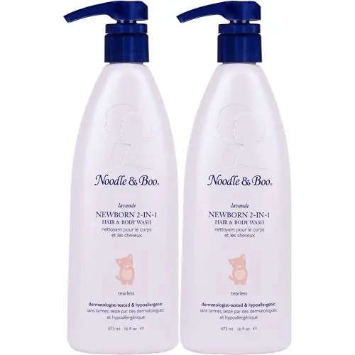 Noodle & Boo 2-in-1 Newborn Hair & Body Wash for Baby, Tear Free and Hypoallergenic