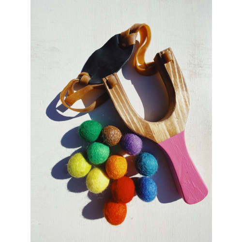 Deluxe Slingshot w/ Golden Rainbow: PINK