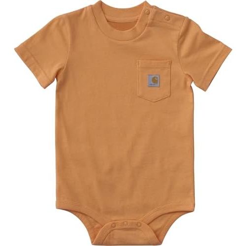 Carhartt Unisex Baby, Short-sleeve Bodysuit Pocket T-shirt