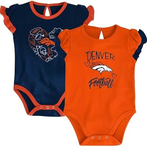 Outerstuff NFL Newborn Infants Too Much Love 2 Piece Creeper Bodysuit Romper Set