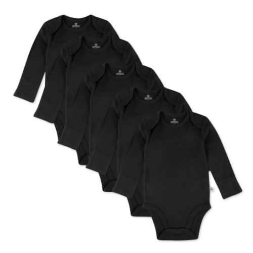 5-Pack Organic Cotton Long Sleeve Bodysuits | Honest Baby Clothing