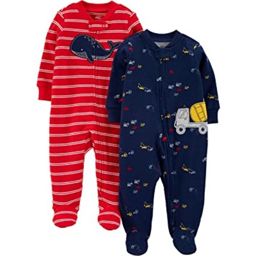 Simple Joys by Carter's Baby Boys' 2-Pack Cotton Sleep and Play