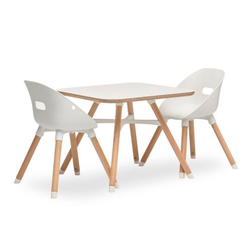 Lalo 3pc Table and Chairs Set - Coconut/Sage