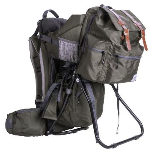 ClevrPlus Baby Hiking Child Carrier Backpack Camping with Detachable Bag, Gray