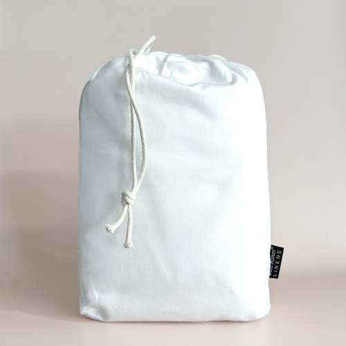 European / Large Cot Waterproof Sheet - Brilliant White