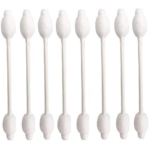 Baby Cotton Swabs, Organic Fragrance and Chlorine-Free Kids Safety Swabs, 100% Biodegradable Gentle Baby Qtips, Hypoallergenic Children Cotton Buds|4 Packs of 55 Swabs (220 Total)