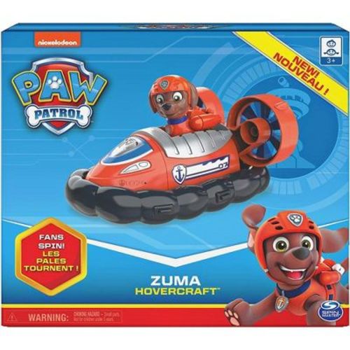 Paw Patrol, Zuma’s Hovercraft Vehicle With Collectible Figure, For Kids Aged 3 And Up