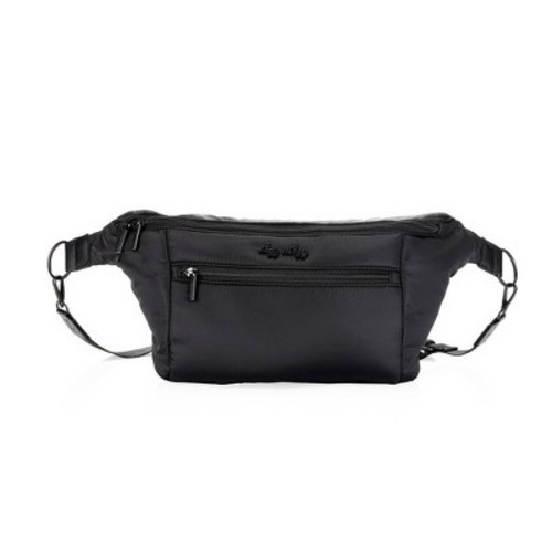 Itzy Ritzy Fanny Pack & Crossbody Diaper Bag - Black