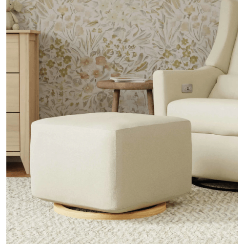Kiwi Gliding Ottoman - Cream