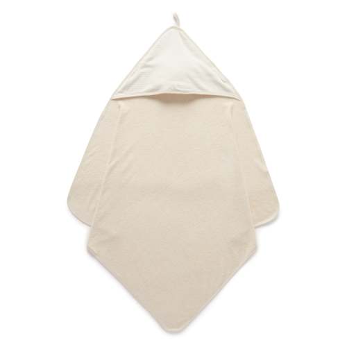 Beige Hooded Towel - Purebaby