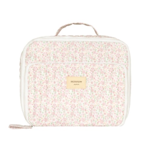 antique floral coated lunchbox – minnow
