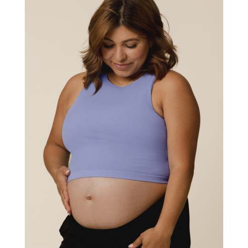 Sublime® Bamboo Maternity & Nursing Longline Bra Top | Twilight - Kindred Bravely