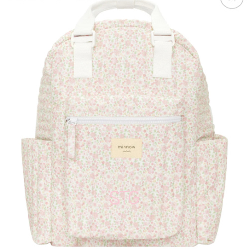 antique floral coated everyday backpack – minnow