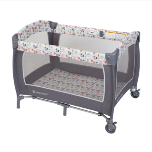 Lil’ Snooze™ Deluxe II Nursery Center® Playard in Forest Party Grey (Walmart Exclusive)