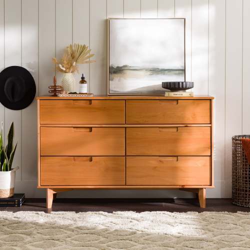 Sloane Mid-Century Modern Solid Wood Dresser | Walker Edison