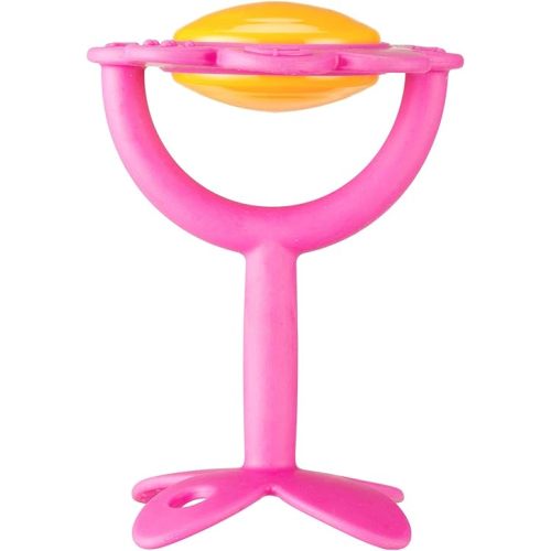 Innobaby Original Teethin' Smart EZ Grip Flower Teether Rattle and Sensory Toy for Babies and Toddlers. BPA Free Teether
