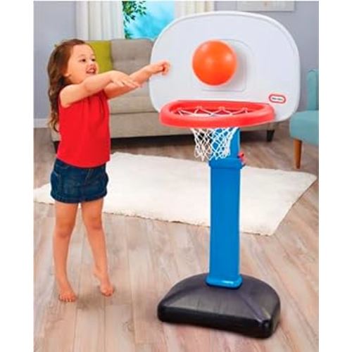 Amazon.com: Little Tikes Easy Score Basketball Set, Blue, 3 Balls - Amazon Exclusive, 23.75 x 22 x 61 inches : Toys & Games