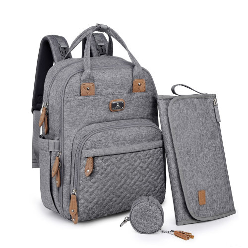 Latitude Run® Diaper Bag Backpack With Portable Changing Pad, Pacifier Case And Stroller Straps | Wayfair