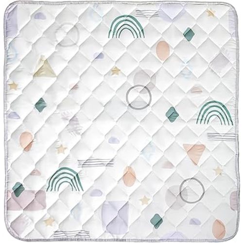 Premium Baby Play Mat - Extra Thick Soft Cushion Play Mat, Play Mat for Babies 0-6 Months, Baby Mat for Floor, Newborns, Infants, Toddlers - 50x50in