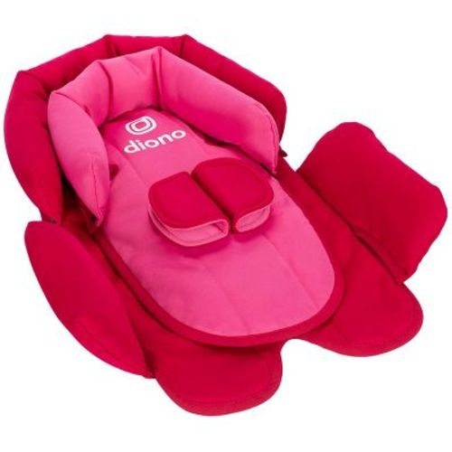 Diono Cuddle Soft 2-in-1 Head Support Comforting Head And Body Support For Babies, Pink Cotton Candy