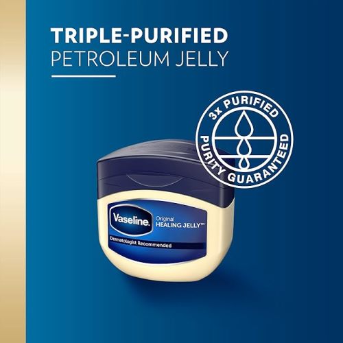 Vaseline Petroleum Jelly Original 3 Count Provides Dry Skin Relief And Protects Minor Cuts Dermatologist Recommended And Locks In Moisture 13oz