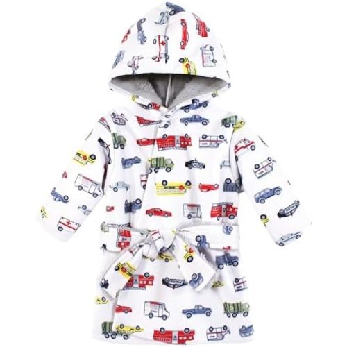 Hudson Baby Unisex Baby Mink with Faux Fur Lining Pool and Beach Robe Cover-ups