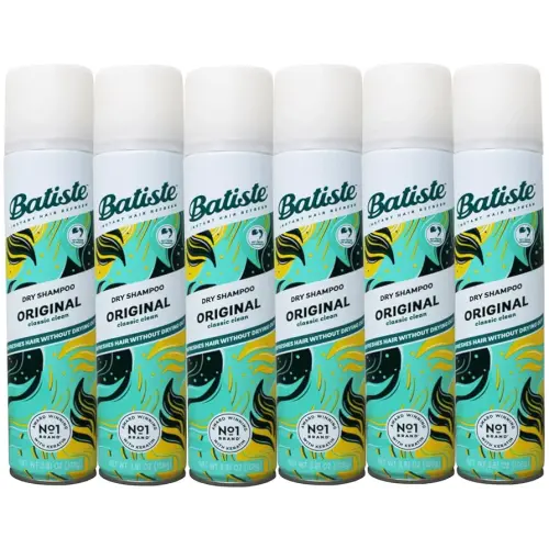 Batiste Dry Shampoo Original 200 ml (Pack of 6)