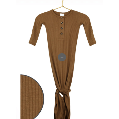 Chandler Ribbed Knotted Gown – Lou Lou & Company