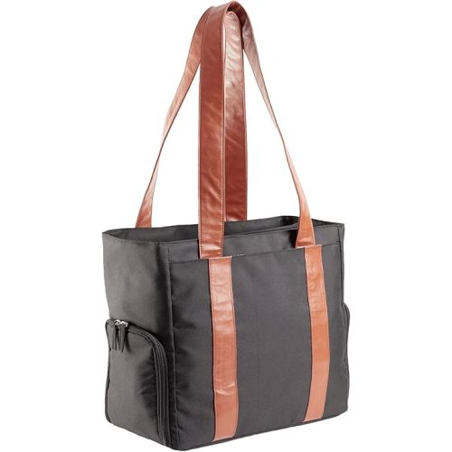 Dr. Brown's Breast-Pump Carryall Storage Diaper and Tote Bag - Black and Brown