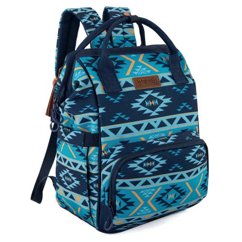 Wrangler Aztec Travel Backpack Baby Bag, 16.5x11.5x6 inches