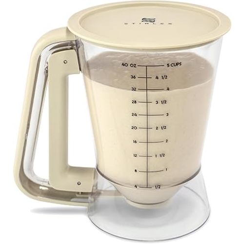 Premium Batter Dispenser for Pancakes, Cupcakes, Crepes, Waffles, Muffins, Griddle Breakfast Accessory, baking tool