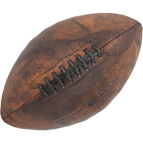 Rugby Ball, PU Leather Training Football Vintage Sports Football Rugby Training Ball
