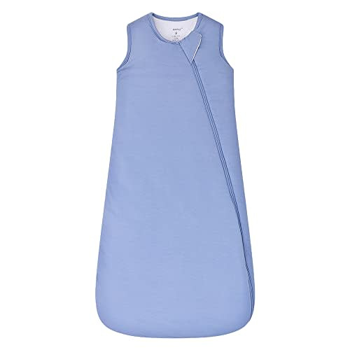 HAPIU Unisex Rayon Made from Bamboo Baby Sleep Sack TOG 1.0, 2-Way Zipper YKK, Wearable Blanket Baby
