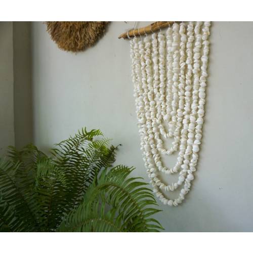 White Shell Boho Hanging Decor Sea Shell Cristmas Wall - Etsy