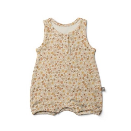 Goumi Quick Change Romper, Color: Wildflower, Size: 6-12m