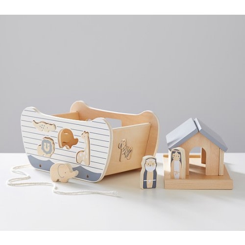 Noahs Ark Wooden Toy Set | Pottery Barn Kids