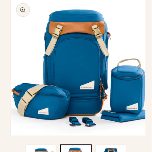 The Getaway Bag by No Reception Club | Best Travel Diaper Bag